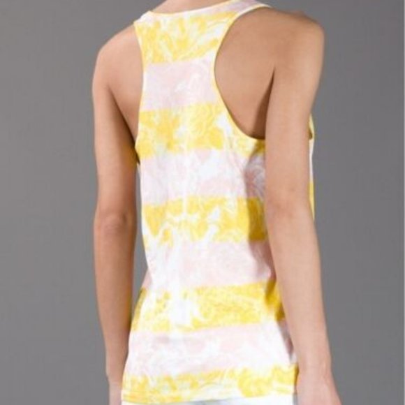 STELLA McCARTNEY Striped FLORAL Tank TOP - Picture 2 of 2